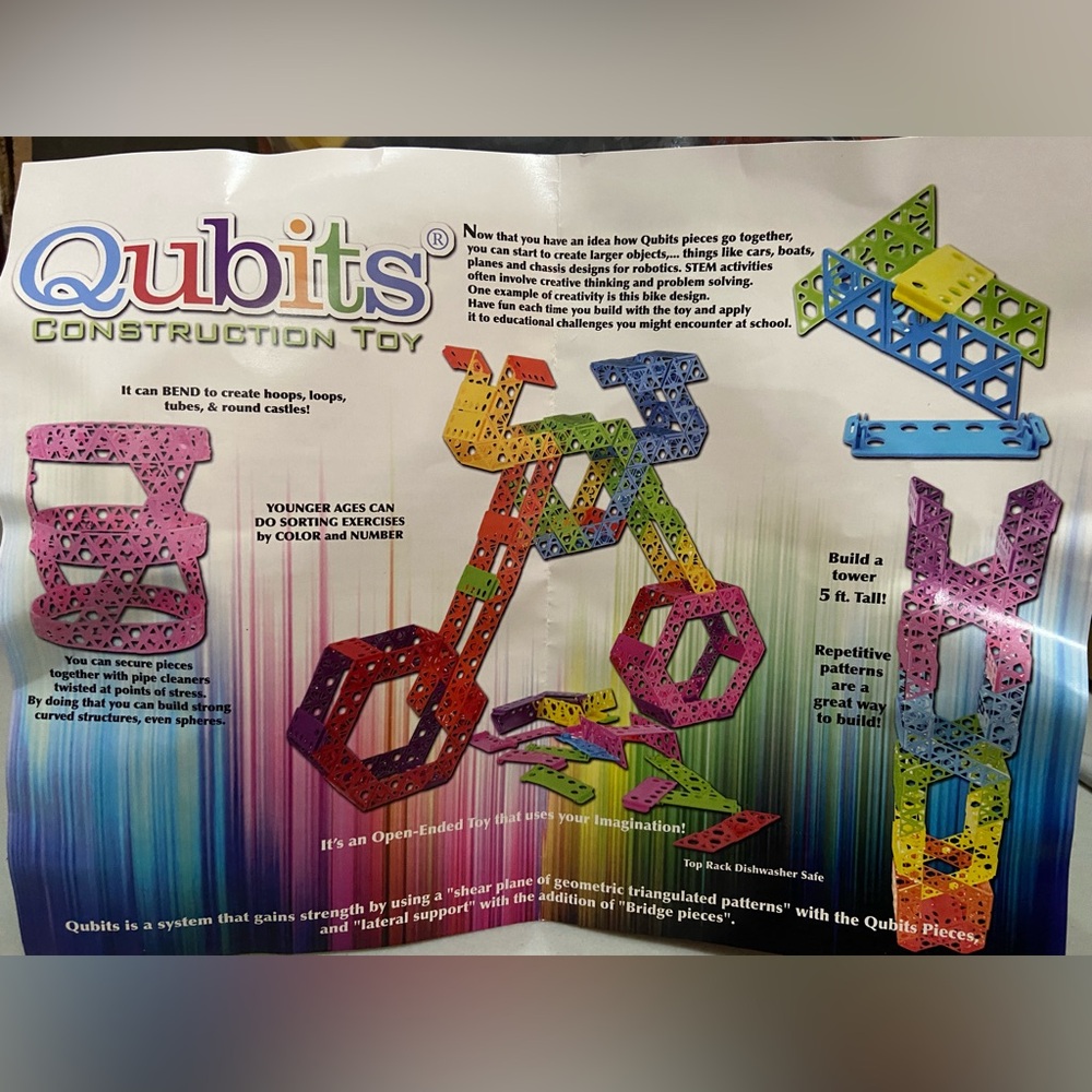 Construction Toy - Qubits STEM Set - 156 pcs